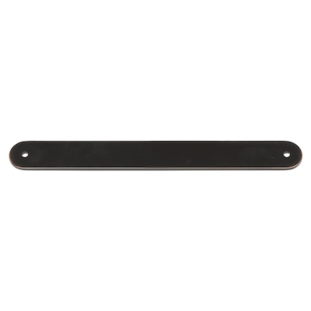 Gliderite Hardware 9-1/2 in. Oil Rubbed Bronze Rounded Back Plate 7-9/16 in. Center to Center - 9343-192-ORB 9343-192-ORB-1